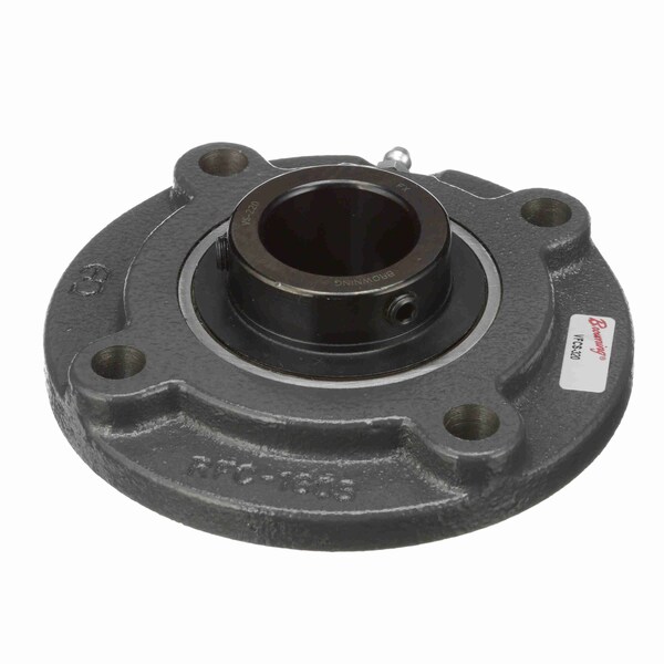 Sealmaster SRC-16 Ball Bearing Cartridge Unit - 1" Bore, Rubber Housing, Double Sealed, Setscrew Lock